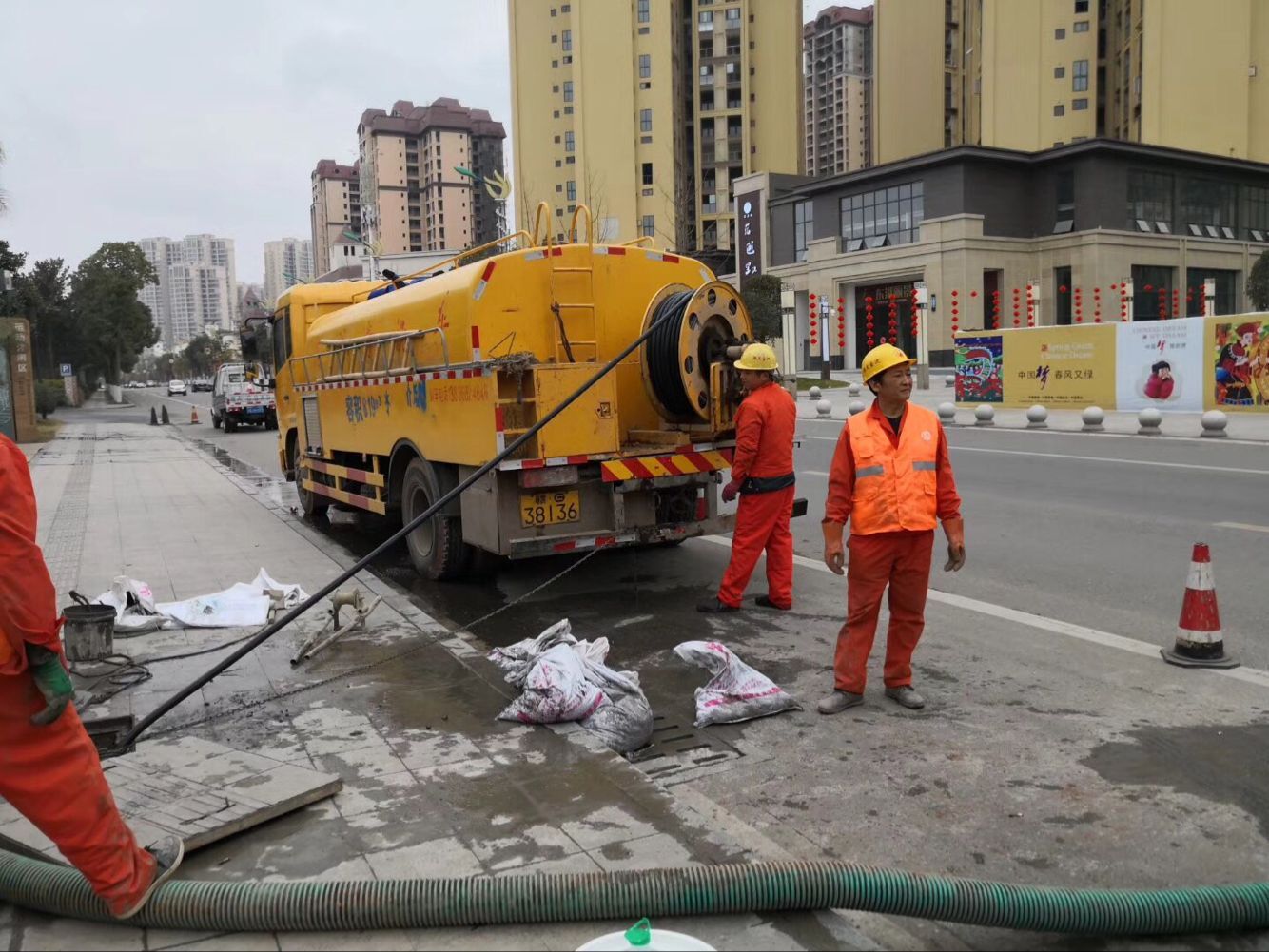 丰县排污管道清淤-管道清洗